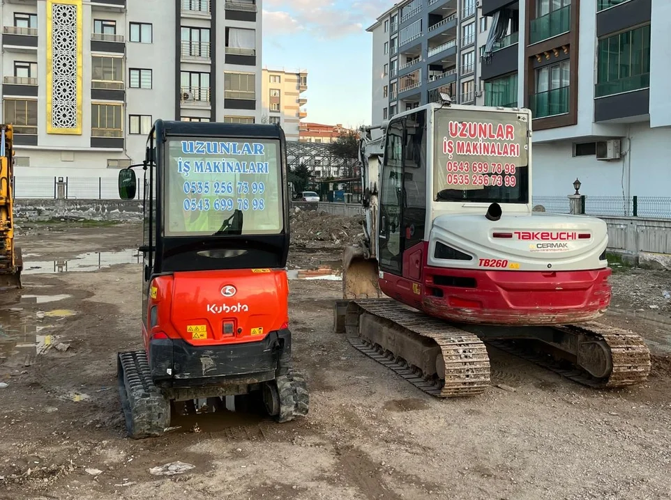 Yeşilyurt Kiralık 6 Ton Mini Ekskavatör